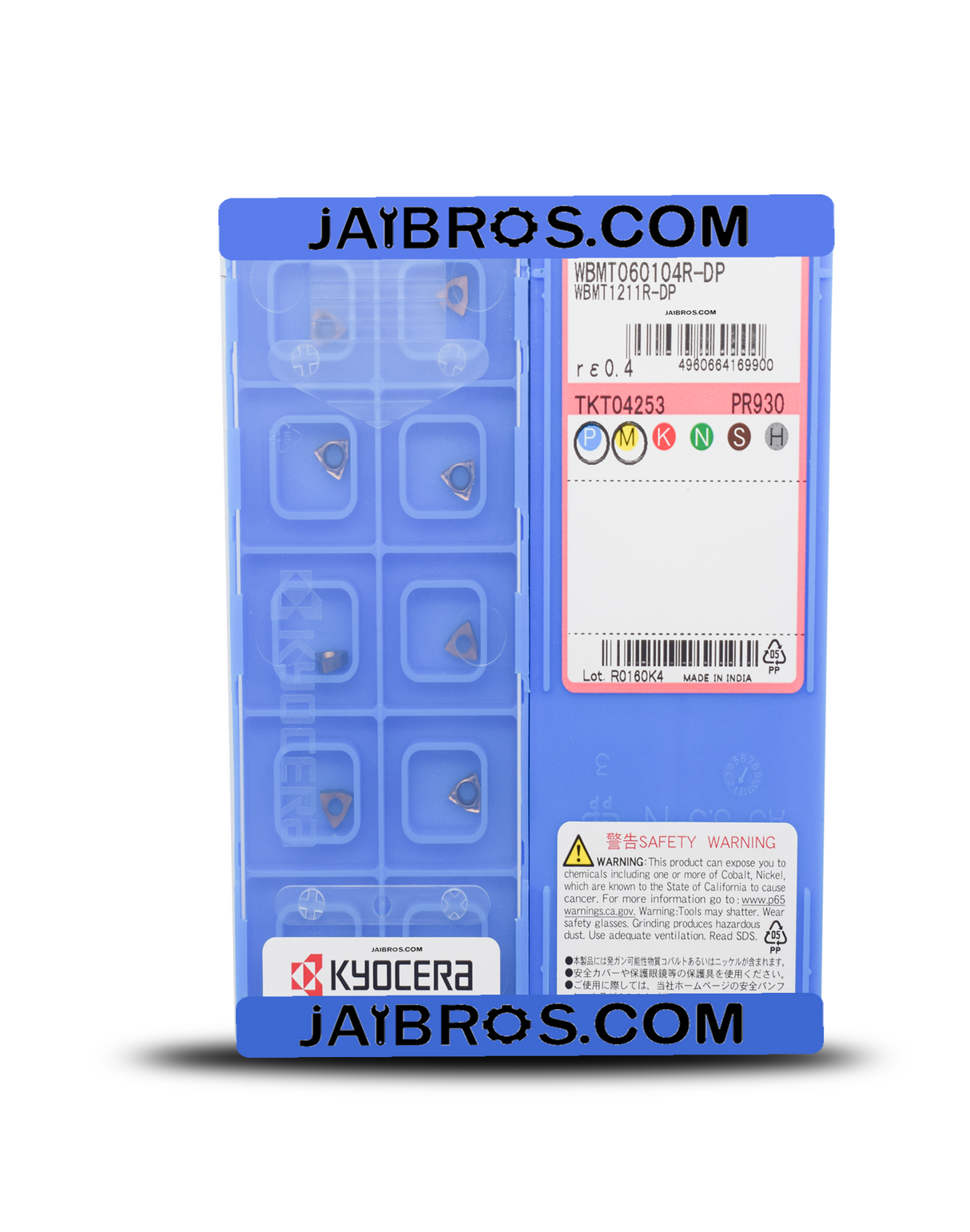 WBMT060104 DP PR930 carbide inserts pack of ten