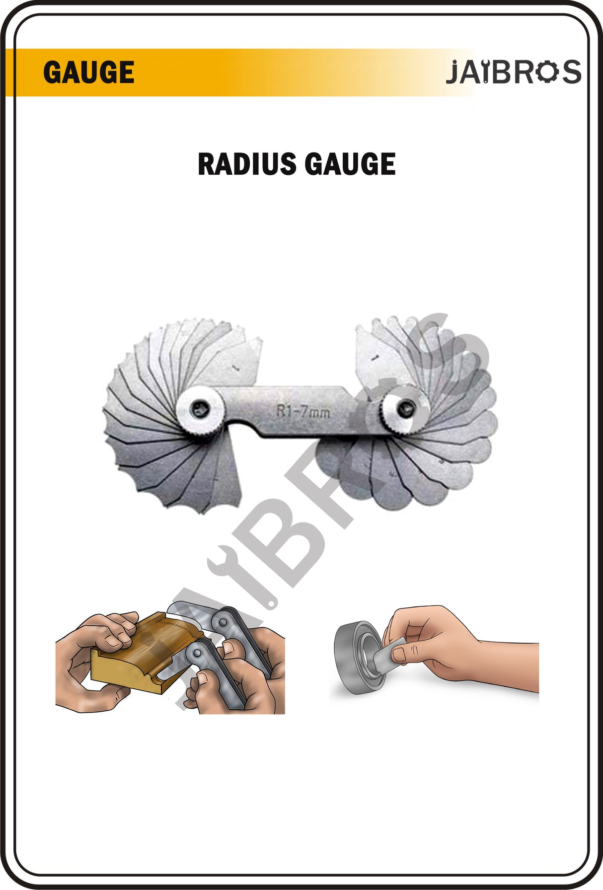 34 Leaf Radius Tool