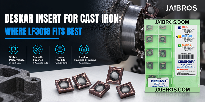 Cast Iron Turning Done Right: Choosing the Right Insert Grade for Consistent Results
