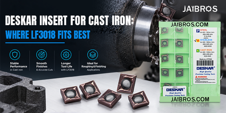 Cast Iron Turning Done Right: Choosing the Right Insert Grade for Consistent Results