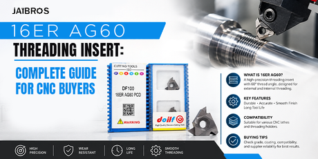16ER AG60 Threading Insert: Guide, Uses & Buying Tips India