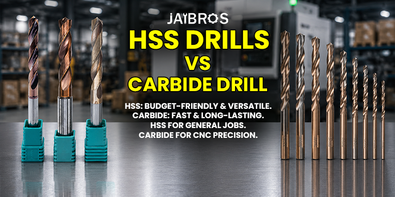 HSS vs Carbide Drill Bits — Pros, Cons, and When to Use Each