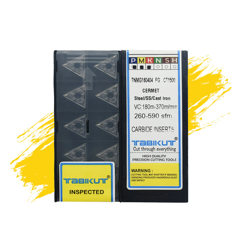 Buy TNMG Cermet Inserts – Pack of 10 at Jaibros