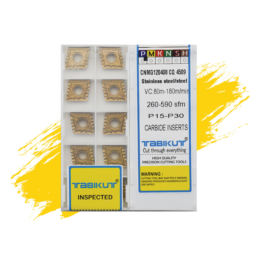 Jaibros: Buy CQ 4609 TNMG Inserts for Steel | 10pcs Pack