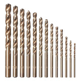 Set of drill bits of various sizes 