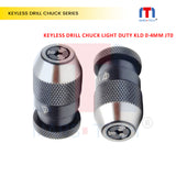 Keyless Drill Chuck 0-3/0-4mm JT0 Taper Light Duty Pack of 1