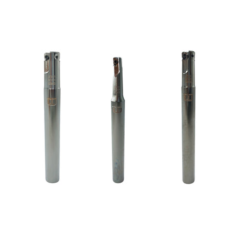 Three metal cylindrical tools 