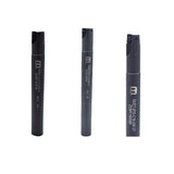 Three black cylindrical tools