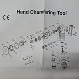 Pneumatic Chamfer tool chamfer cutter pack of 1