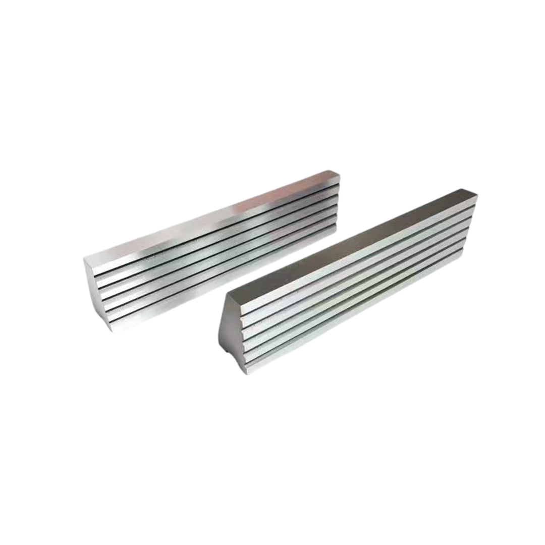Two metallic car grilles 