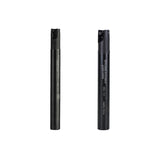 Two black cylindrical objects
