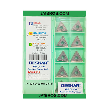 Deskar TNMG carbide cutting tool inserts
