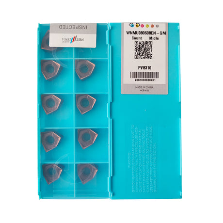 Set of metal cutting inserts