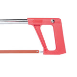 Hacksaw with red handle