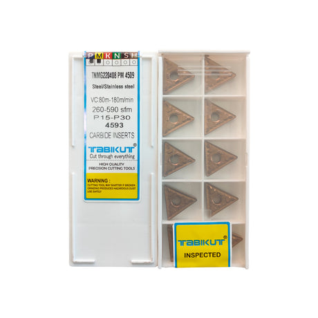 Carbide inserts in a box 