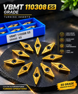 VBMT 110308 SS turning inserts