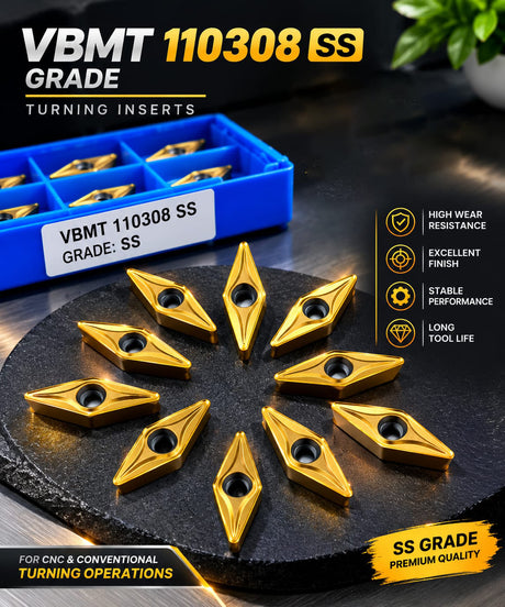 VBMT 110308 SS turning inserts