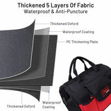 Black and red tool bag 