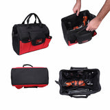 Black and red tool bag 
