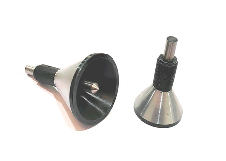 Engineer Machinist Bell Punch Hand DIY Tool for Center Finding on a Round Bar Machine Tools