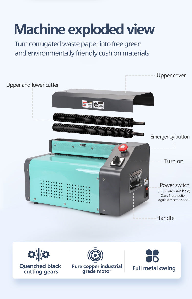 Eco-Packer Paper Shredder Machine