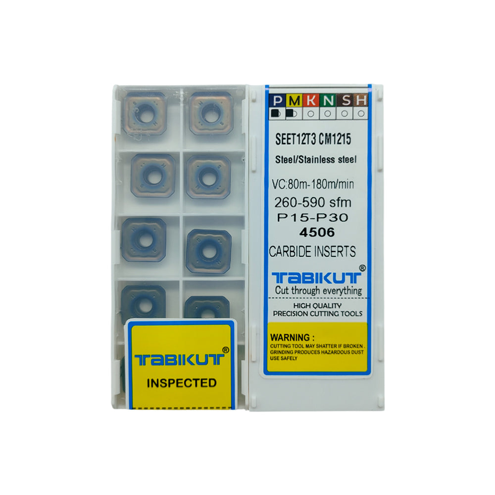 SEET12T3 CM 1215 Carbide Insert Tabikut pack of 10
