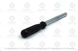 1 Carat diamond dresser tool with black handle and silver shaft