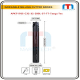 Indexable milling cutter 