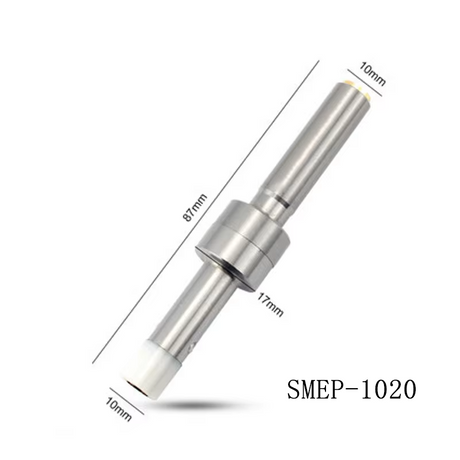 Metal component with dimensions labeled