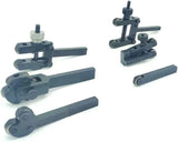 Five metal knurling tools