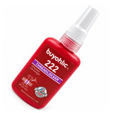 Thread Locker Red 222 -50ml Low Strength Oil Resistant Removable Thread Lock Glue for Nuts, Bolts, & Fasteners,Screw Glue to Prevent Loosening & Corrosion