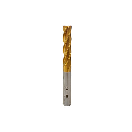 10mm HSS 4-Flute End Mill Cutter
