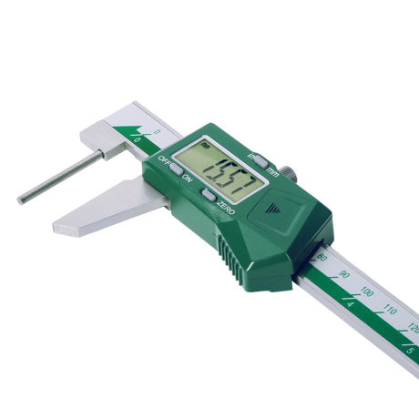 Close-up of digital caliper