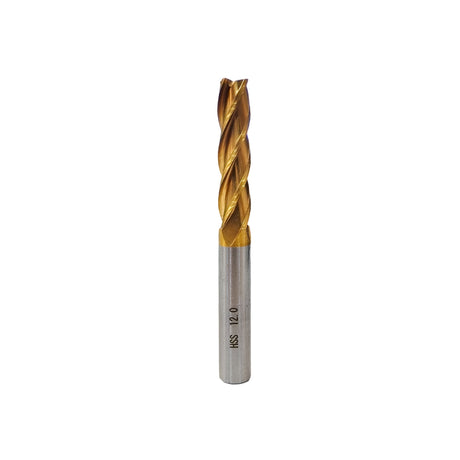 12mm HSS 4-Flute End Mill Cutter