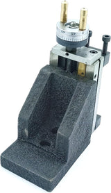 Tool post setup using vertical milling attachment on lathe