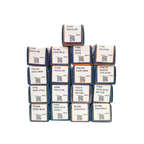 Lathe Tool Holders Packaging Box Stack