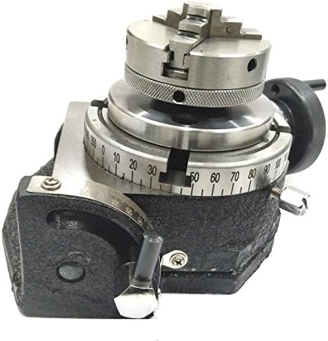 Tilting rotary table with chuck