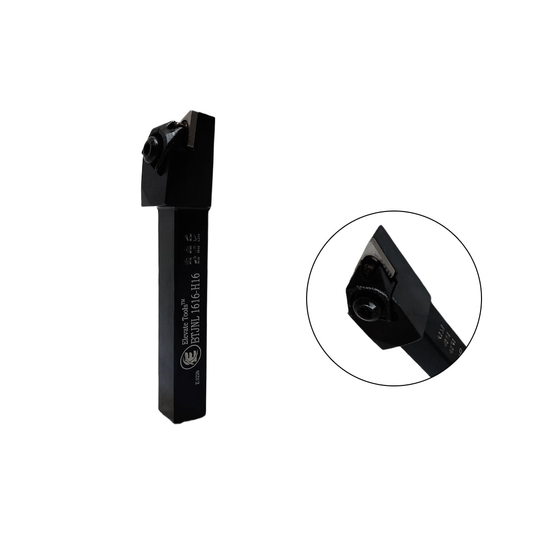 Black metal lathe tool