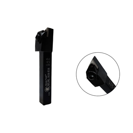 Black metal lathe tool