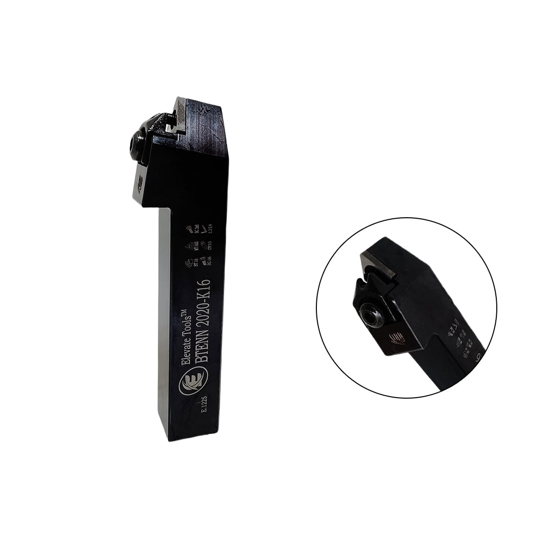 Black metal lathe tool