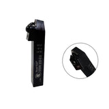 Black metal lathe tool