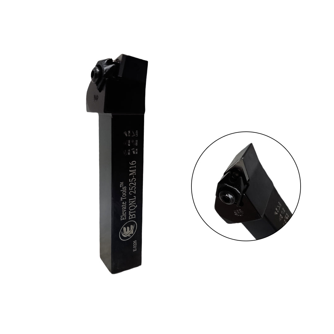 Black metal lathe tool holder
