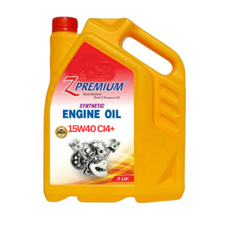 Yellow Z Premium synthetic engine oil container
