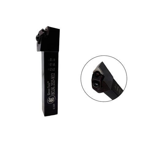 Black metal lathe tool