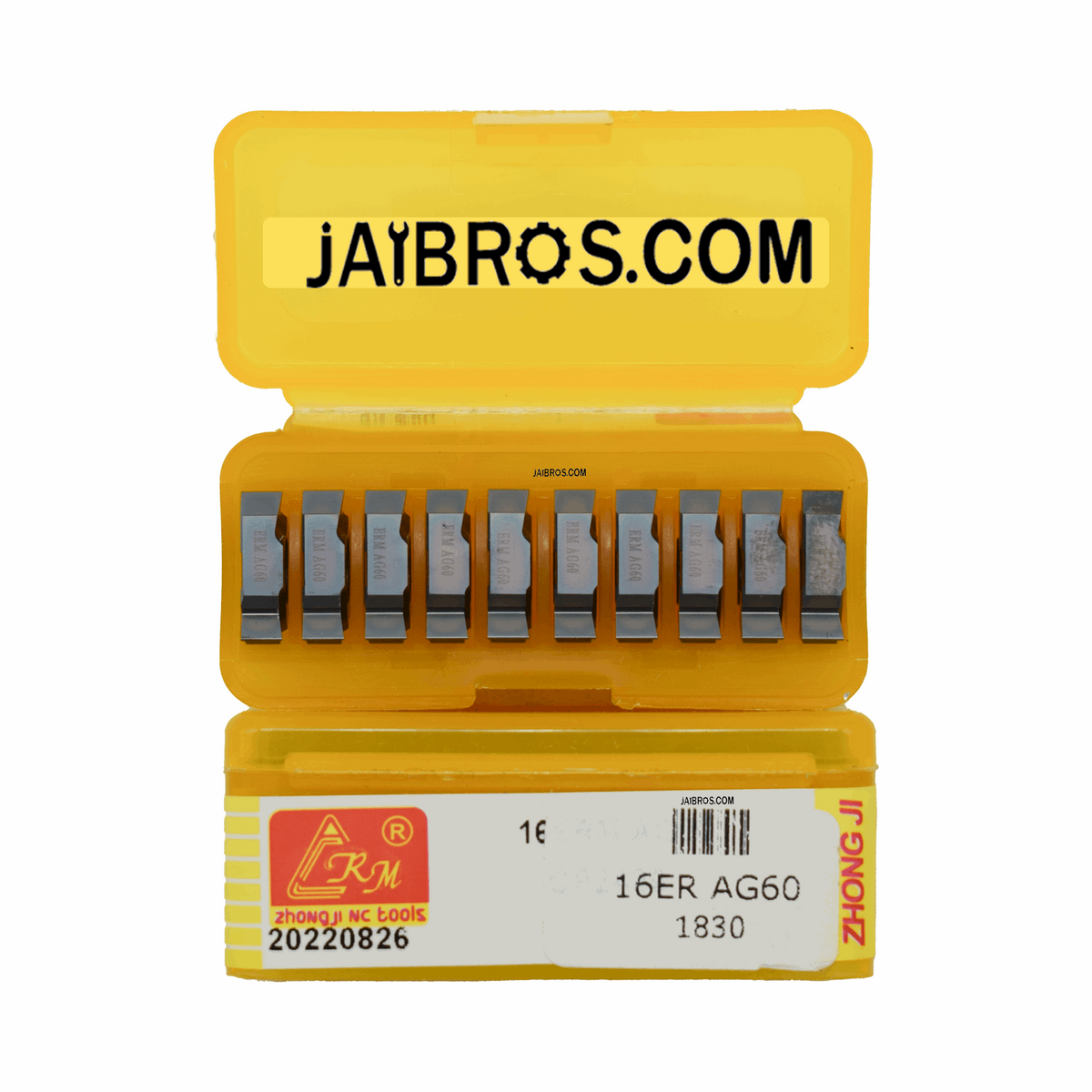 Buy Jaibros 16 ER/IR AG60 Carbide Inserts - Pack of 10