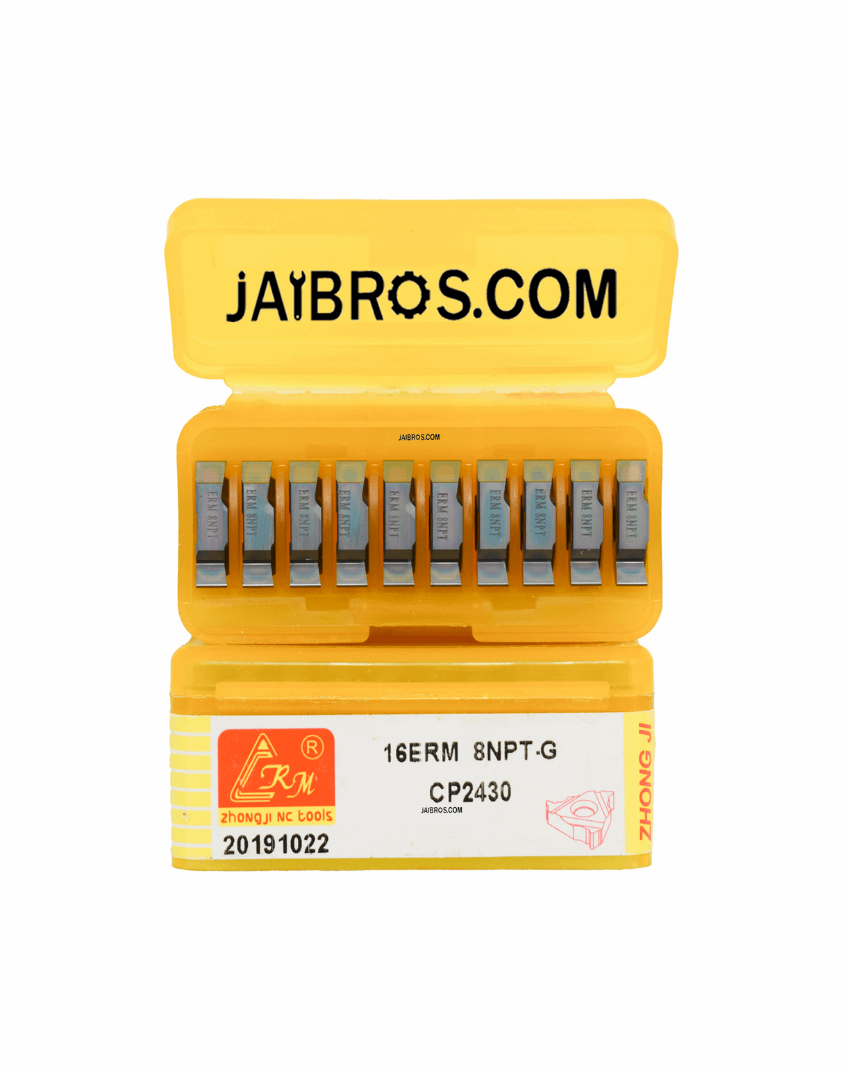 CRM carbide threading insert 16ER 8NPT India pack of 10