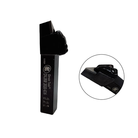 Black metal lathe tool