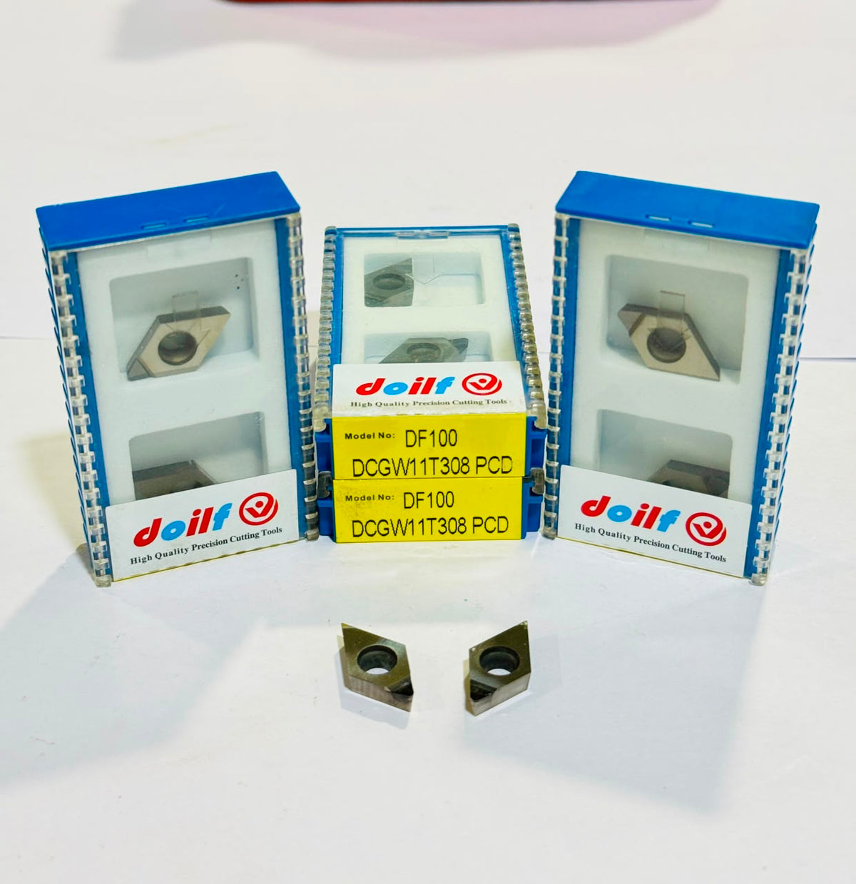 Carbide threading and grooving inserts