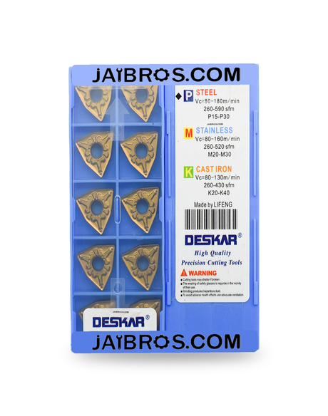 Deskar WNMG080408 TM LF9018 steel stainless steel insert pack of 10