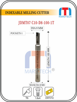 8 mm cutter suitable to JDMT07 Hitachi insert